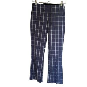 A New Day pants windowpane mock flare stretch size 2‎ high rise NEW
